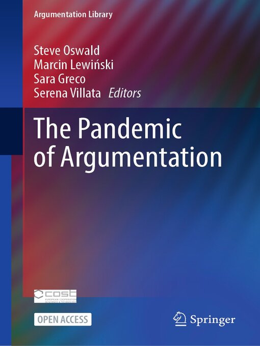 Title details for The Pandemic of Argumentation by Steve Oswald - Available